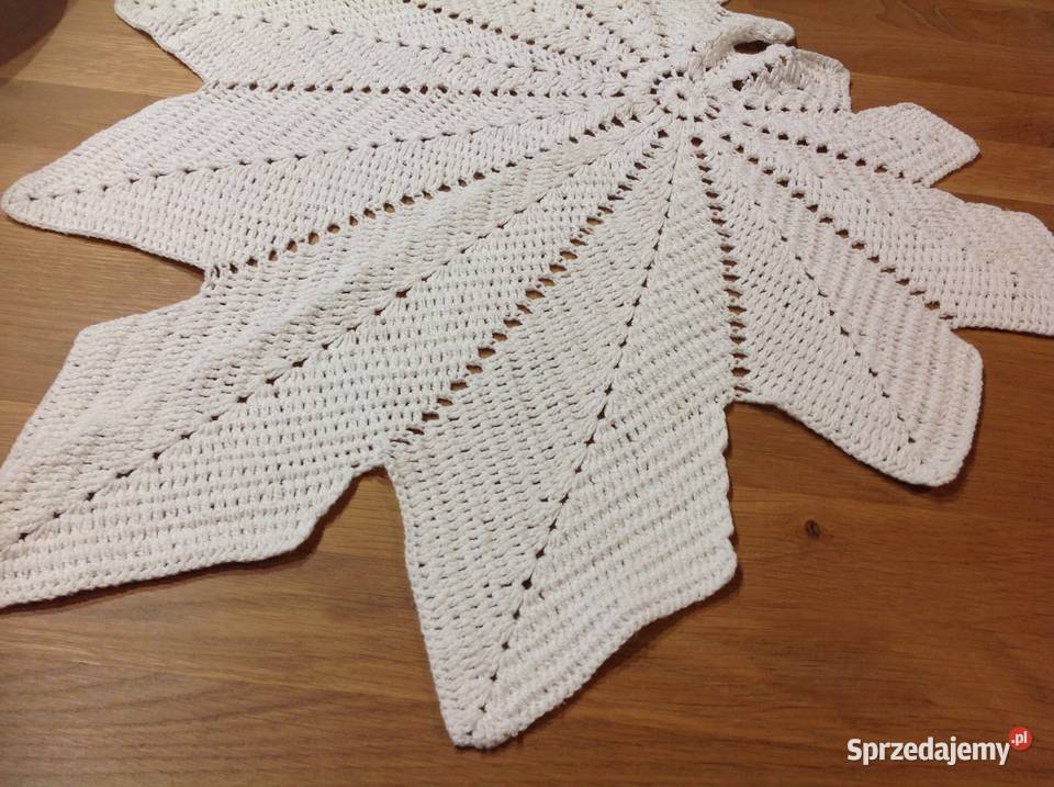 Biała Serwetka Serweta Liść Nowa Sól