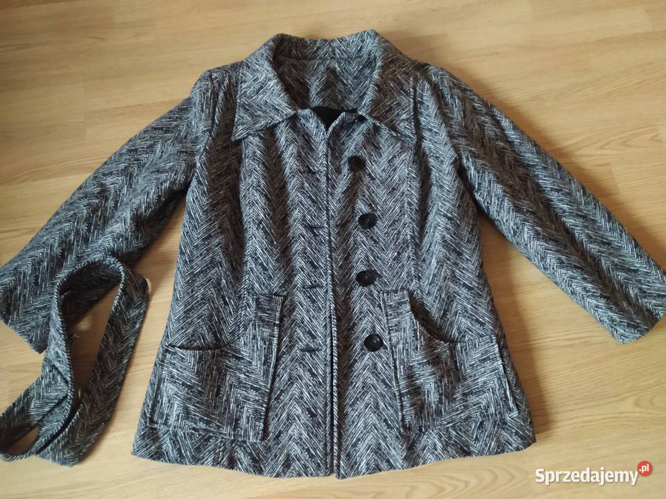 Płaszcz kurtka w sosenkę 42 40 Wesoła