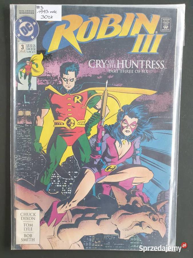 Robin Cry Huntress zestaw 4 komiksów DC USA Amerykańskie Gdynia