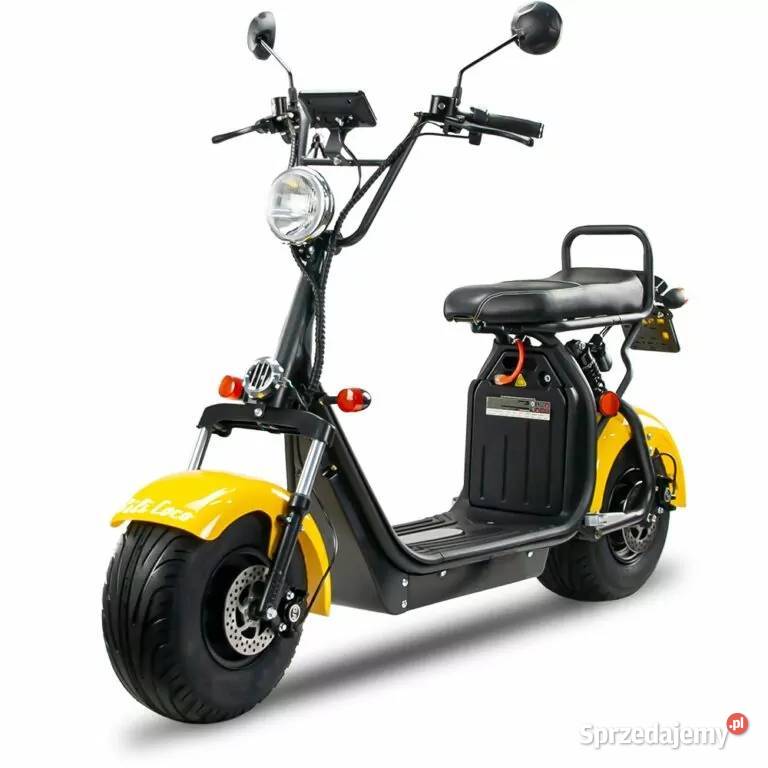 Skuter elektryczny BILI COCO G4 żółty RATY elektryczny