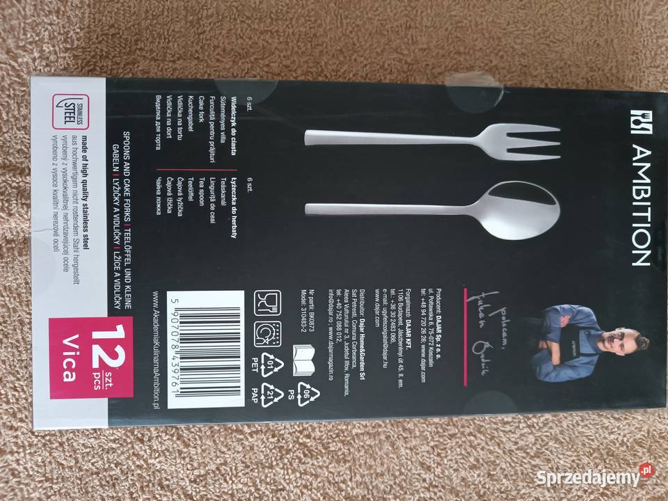 AMBITION VICA Łyżeczki i widelczyki deserowe opolskie Kędzierzyn-Koźle