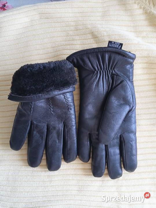 Rękawiczkin męskie skurzane na futerku Warszawa