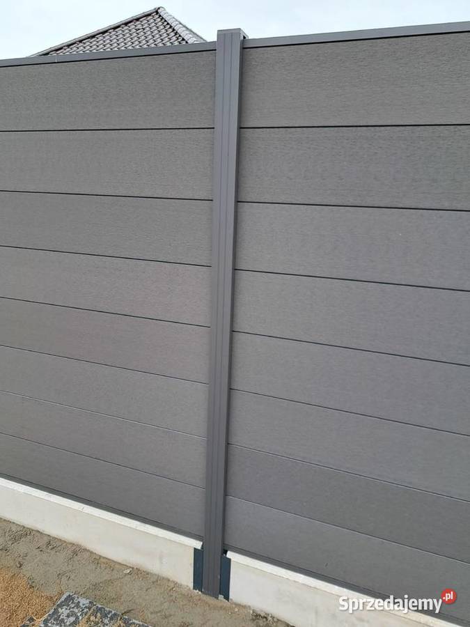 Ogrodzenie kompozytowe przęsło 180x180 małopolskie Miechów