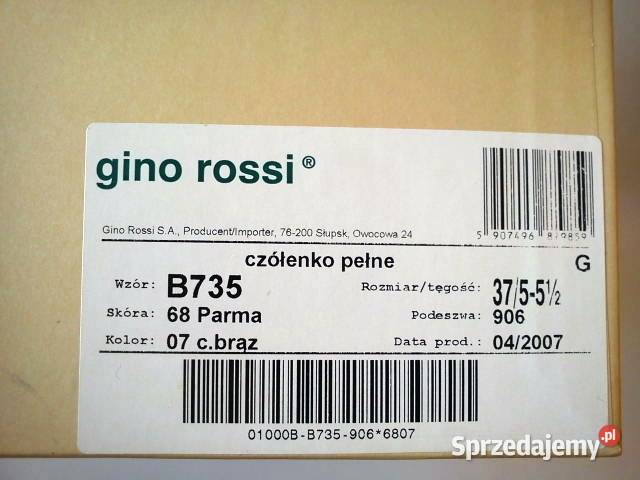 BUTY tradycyjne klasyczne szpilki skórzane firmy Gino Rossi Gdańsk
