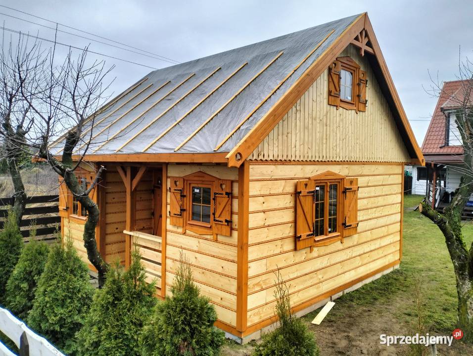 Domek drewniany do postawienia na własnej warmińsko-mazurskie Działdowo