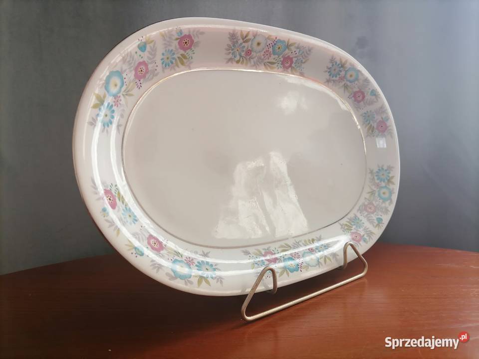 Półmisek Owalny Polne Kwiaty Porcelana Wawel PRL dolnośląskie Wałbrzych sprzedam