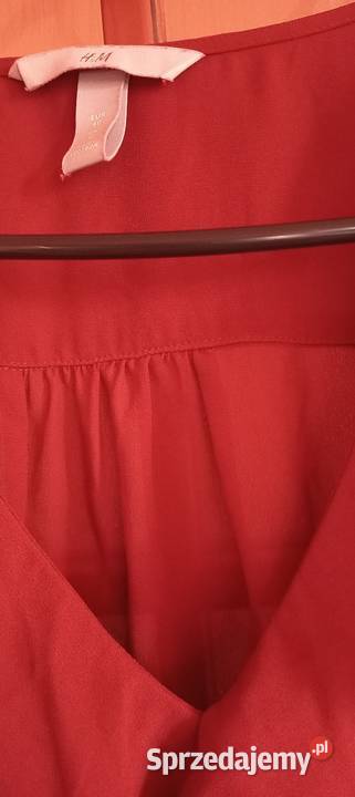 Bordowa bluzka z żabotem Kowalec