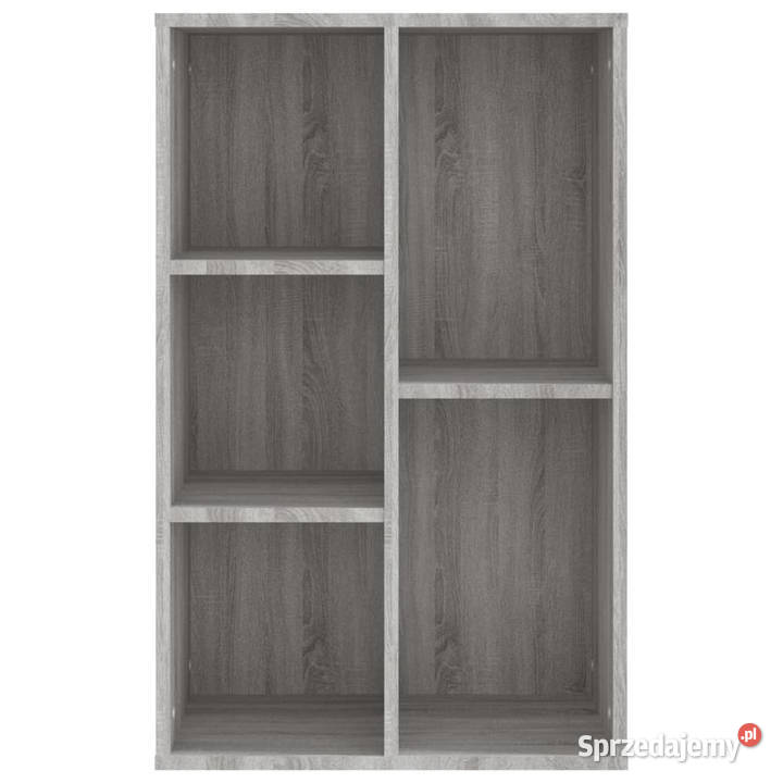 Regał na książkiszafka szary dąb sonoma 50x25x80 Warszawa