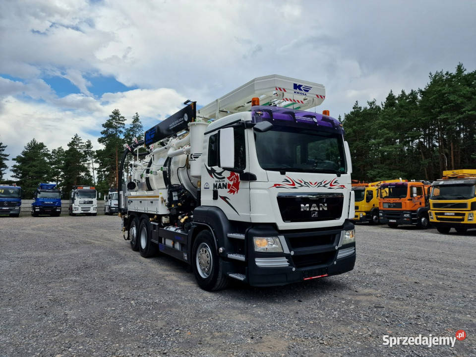 MAN WUKO KROLL ADR KOMBI DO CZYSZCZENIA KANAŁÓW Samochody ciężarowe świętokrzyskie Daleszyce