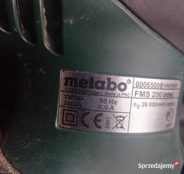 Szlifierka Metabo FMS 200 INTEC dolnośląskie Oleśnica