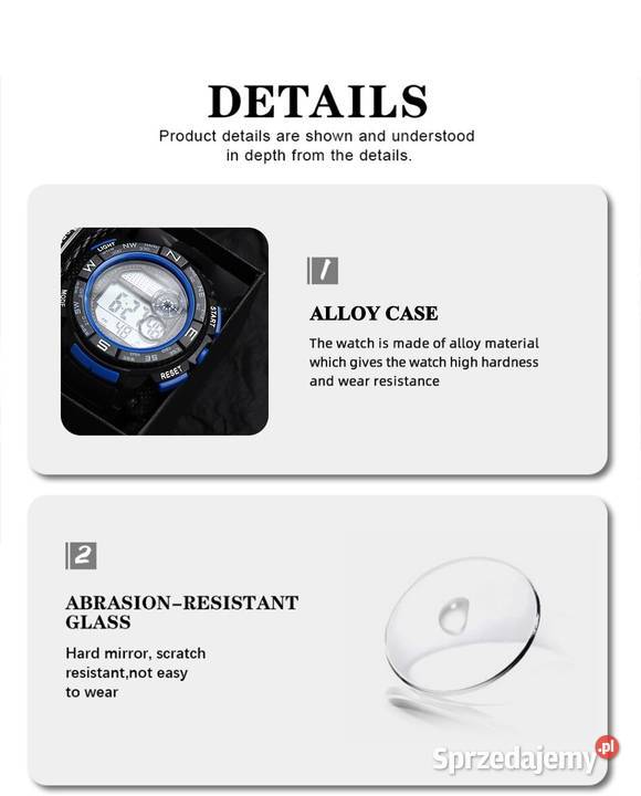 Zegarek sportowy elektroniczny cyfrowy lubuskie Gorzów Wielkopolski