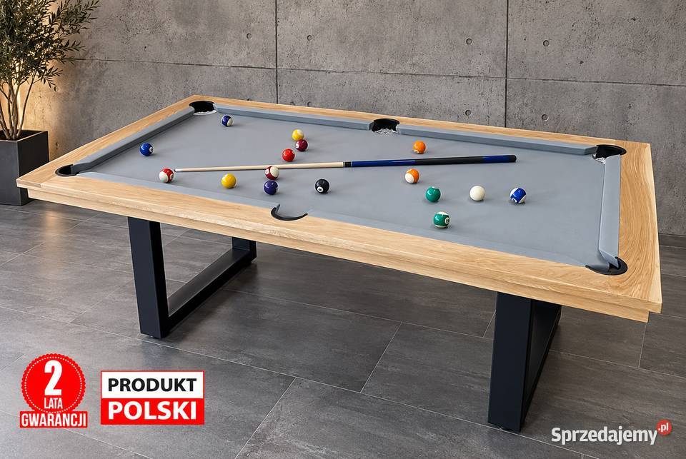 Stół bilardowo loftowy BERGAMO 6 ft z tenisem 214cm śląskie Cieszyn