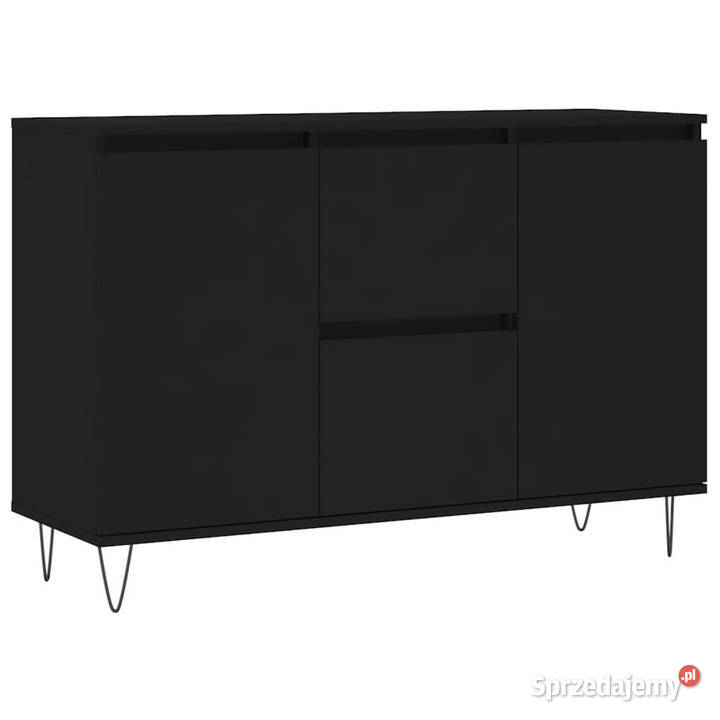 Szafka czarna 104x35x70 materiał drewnopochodny Warszawa