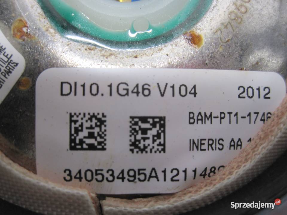 PEUGEOT 3008 I 12r AIRBAG poduszka pasażera Kielce sprzedam