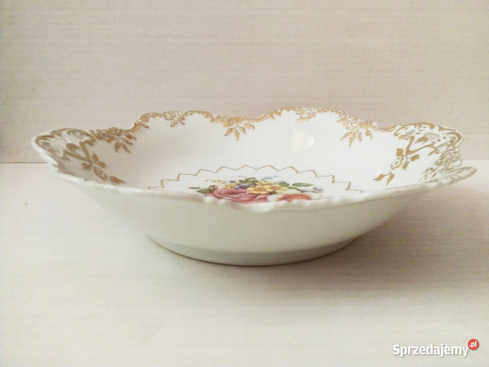 stara miska w kwiaty Eglantine Germany porcelana Częstochowa