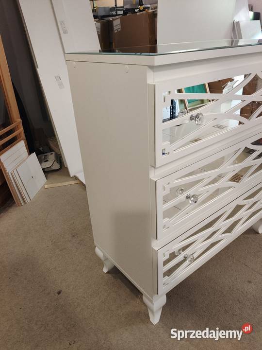 Komoda 70 Glamour lustra ornamenty gałki Meble Nowy Sącz