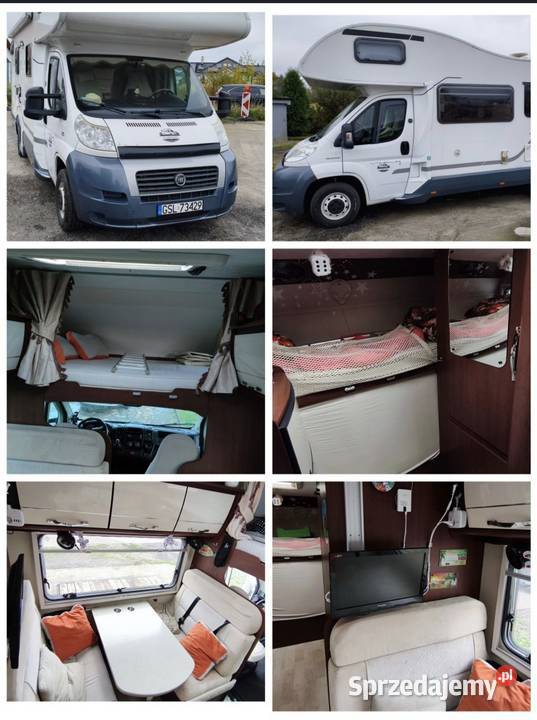 Kamper Alkowa Fiat Ducato 2013 roller team 7 pomorskie sprzedam