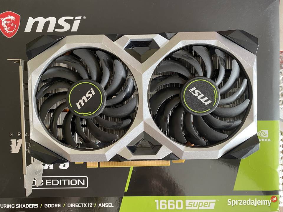 Karta graficzna MSI GEFORCE GTX 1660 Super 6GB 6GB Piekary Śląskie sprzedam