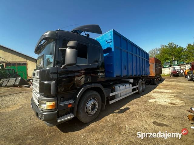 Scania 124 G 420 z przyczepą POLKON Zestawy małopolskie Jordanów sprzedam