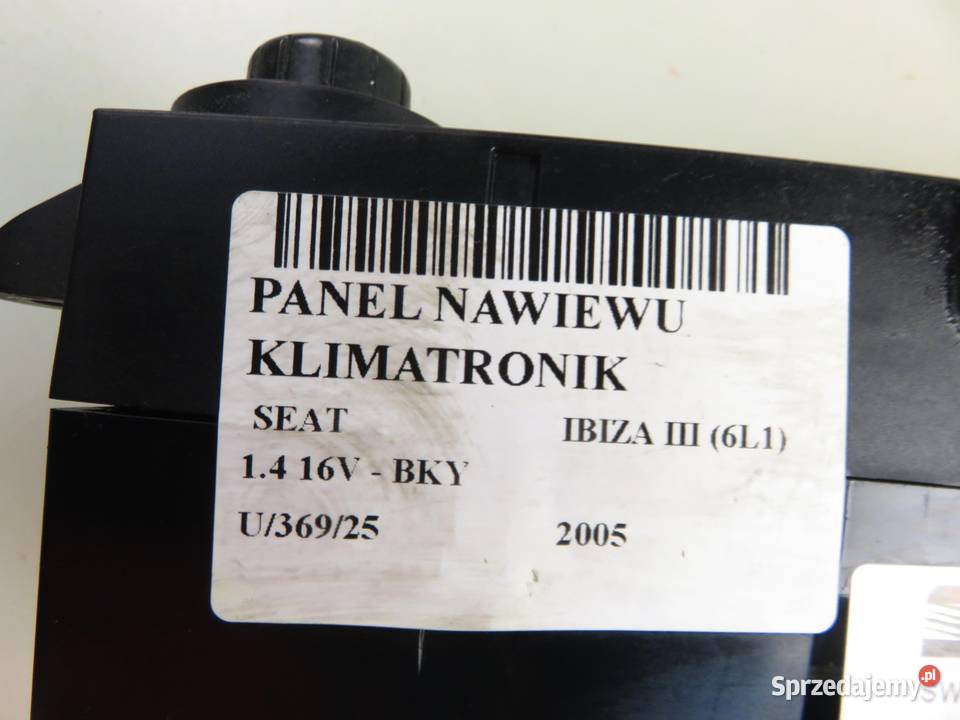 KLIMATRONIK SEAT IBIZA III 6L1 6L0820043B osobowe małopolskie