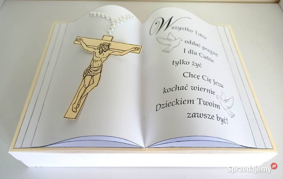 Księga na Pierwszą Komunię ŚwiętąPamiątkaBox