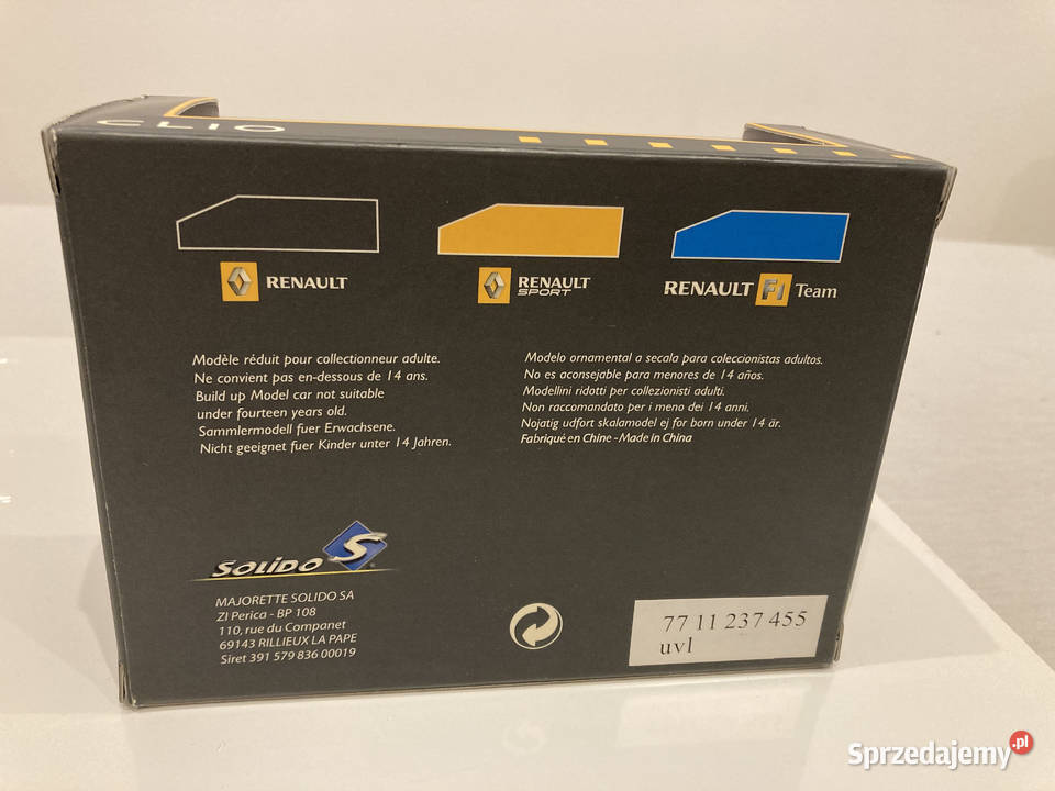 Solido RENAULT CLIO 2005 Phase III 143