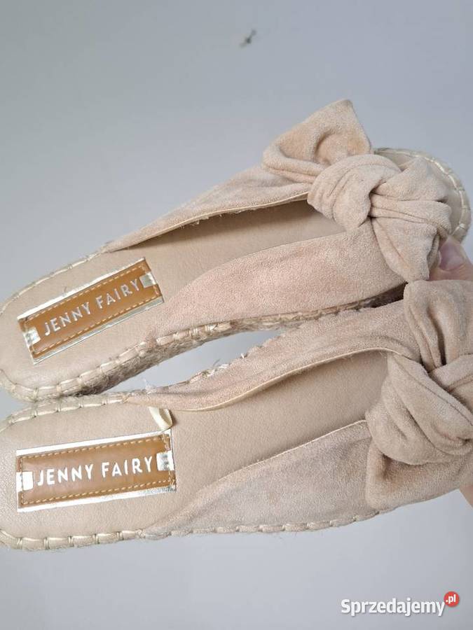 Jenny Fairy 38 damskie klapki koturny espadryle Kraków sprzedam