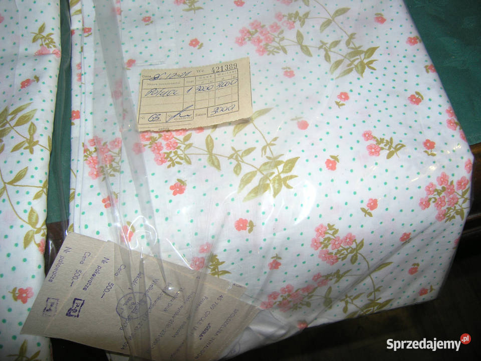 pościel z PRL zestaw NIEUŻYWANAD Bartków sprzedam
