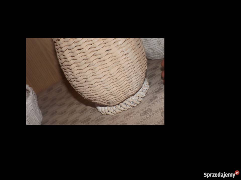 Jajko duże wiklina papierowa inny kolor Lublin sprzedam