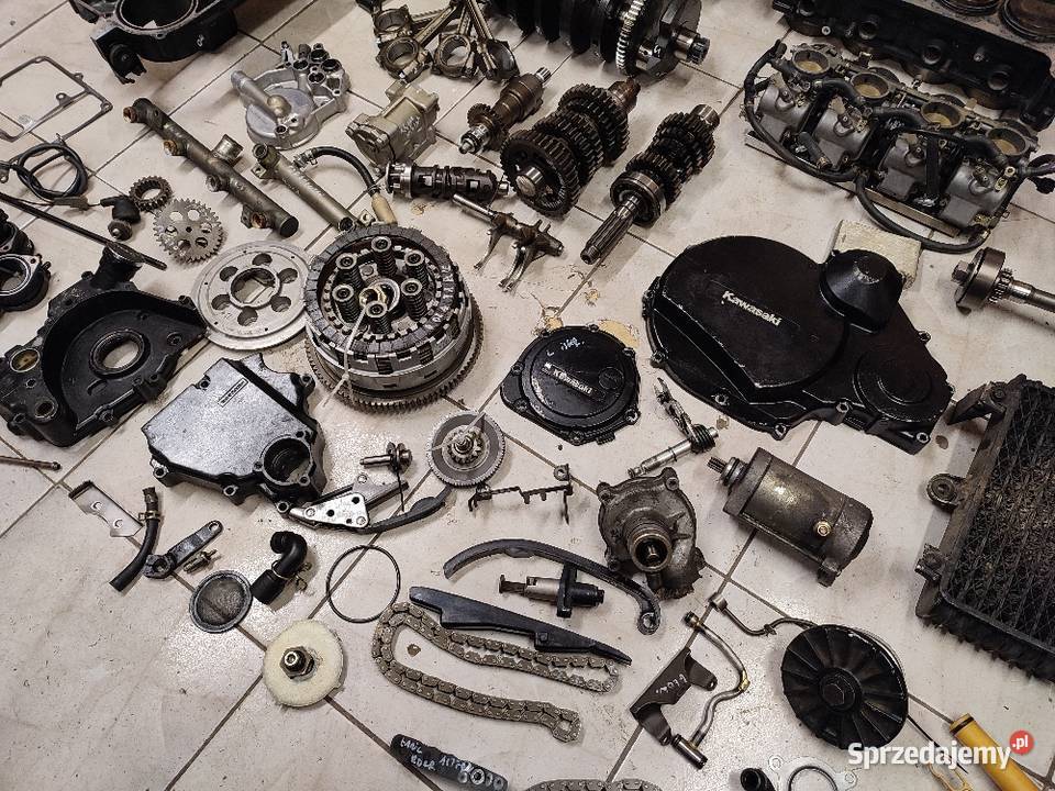 Kawasaki ZZR 1100 silnik części wał kapa Jelenia Góra