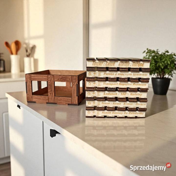 Drewniane Podstawki pod Kubek Euro Paleta Pozostałe Wyposażenie wnętrz Warszawa