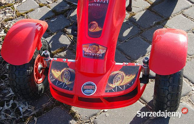 pojazd GOKART NA PEDAŁY pompowane koła auto sprzedam