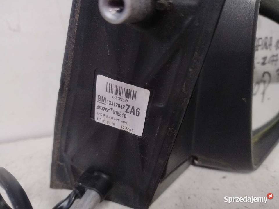 LUSTERKO PRAWE 7 PIN Z177 OPEL ZAFIRA B Lusterka zewnętrzne