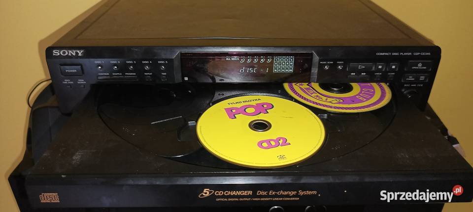 Sony CD 5 płyt cdpce345 Grodków