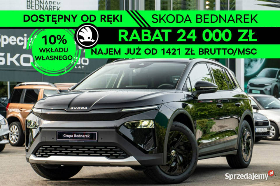 koda ELROQ 60 63kWh 204 Dostępny ręki wspomaganie kierownicy łódzkie Łódź
