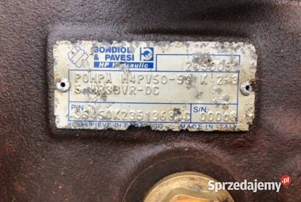 Pompa hydrauliczna Nimos DM Truck 204 H4PV5050 śląskie Kłobuck
