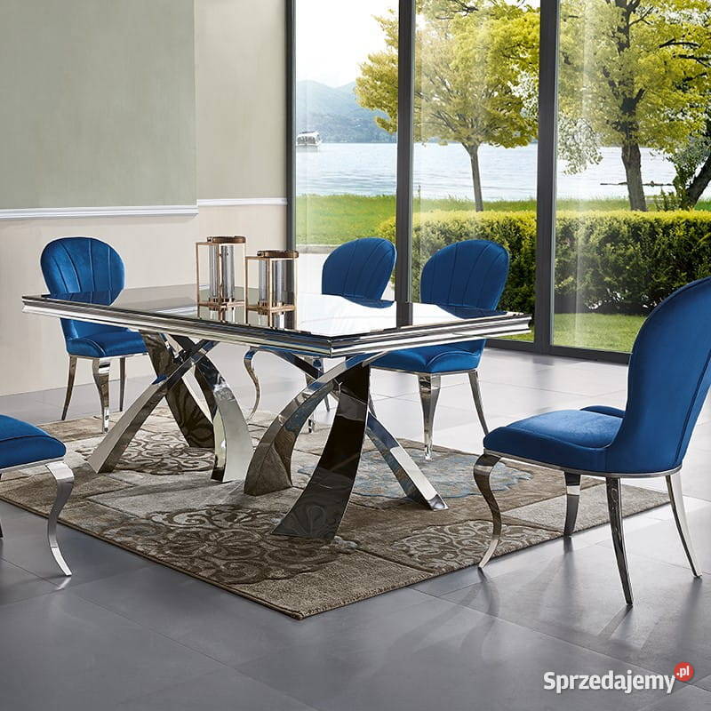 Stół glamour Lincoln prostokątny 200 blat 97cm Warszawa