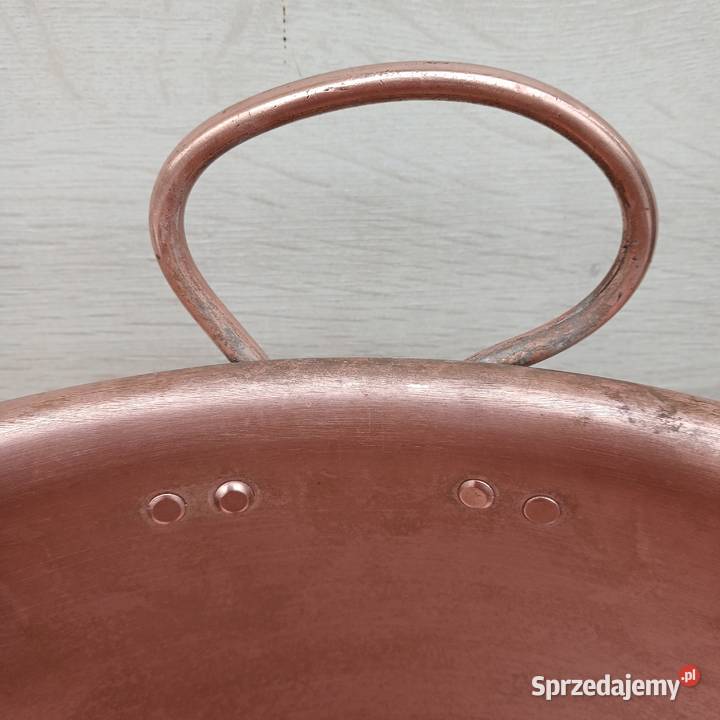 Duża miedziana misa miedziany garnek do powideł Warszawa