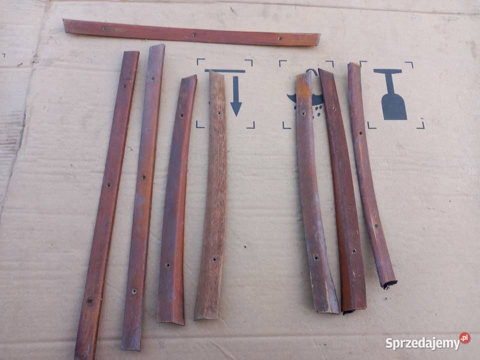 Mercedes W 108 listwy drzwi drewniane Bukownica sprzedam