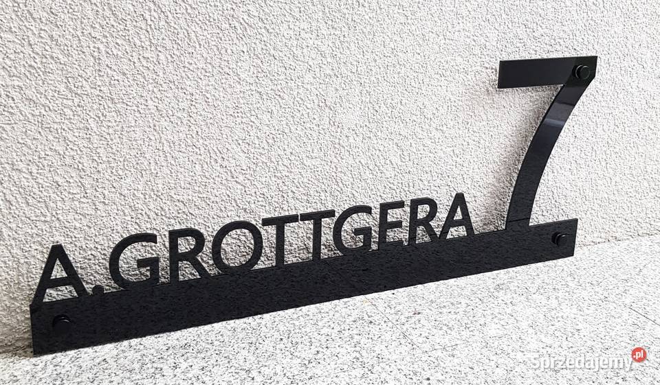 Tabliczka adresowa numer domu ulica