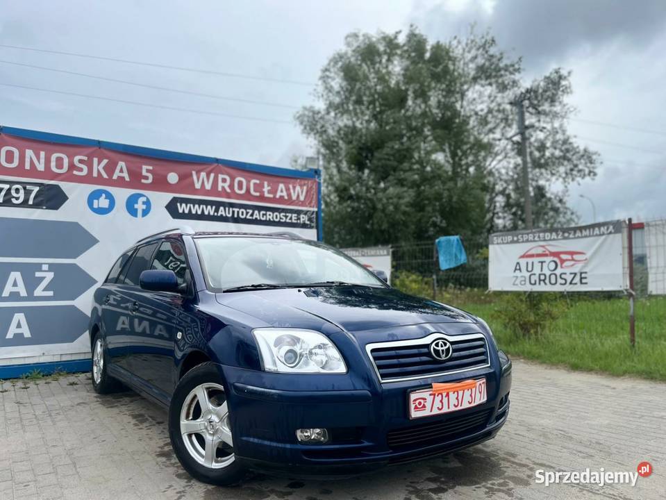 Toyota Avensis 18 Benzyna Alufelgi Klimatyzacja Wrocław