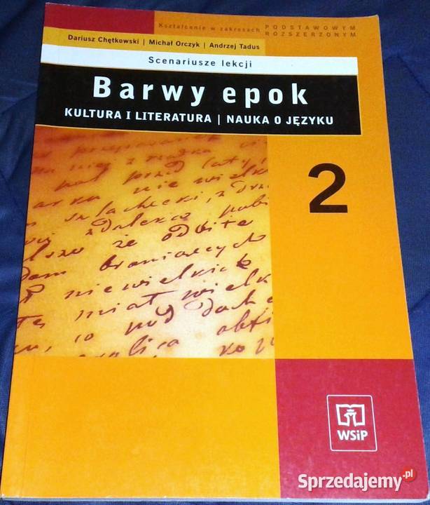 Barwy epok 2 Nauka o języku D Chętkowski M Chełm sprzedam
