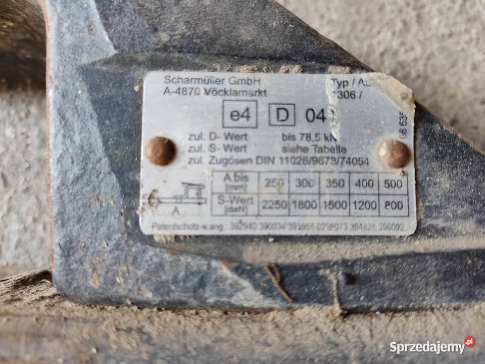 Zaczep polowy case cvx e4 D04 Typ 306 nieuszkodzony Części zamienne warmińsko-mazurskie Krzykały