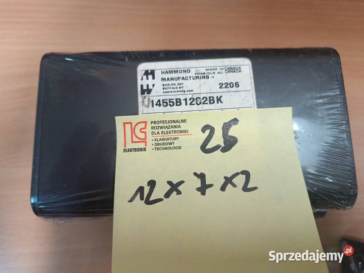 Obudowy HAMMOND czarne rózne Warszawa