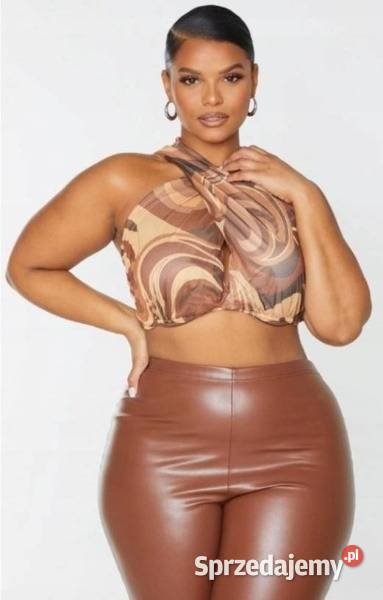 Krótki top wzorzysty Prettylittlething 46 małopolskie Kraków