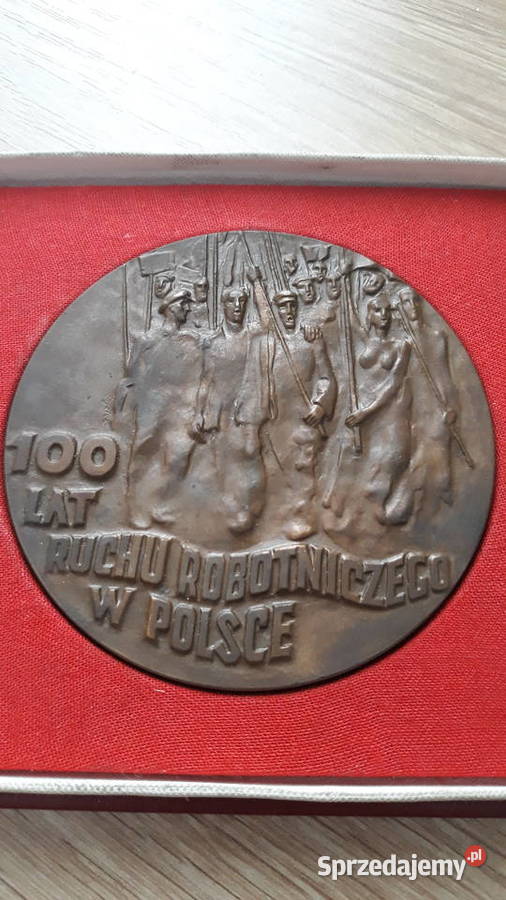 Medal100 lat Ruchu Robotniczego w Polsce80 mm wielkopolskie Konin