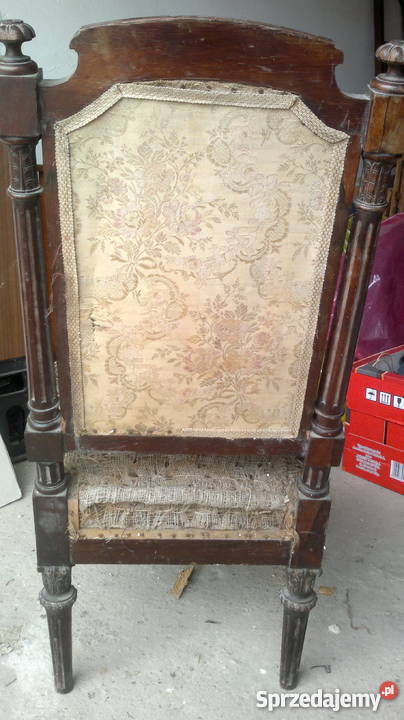 Fotel XIXwieczny pałacowy Wrocław