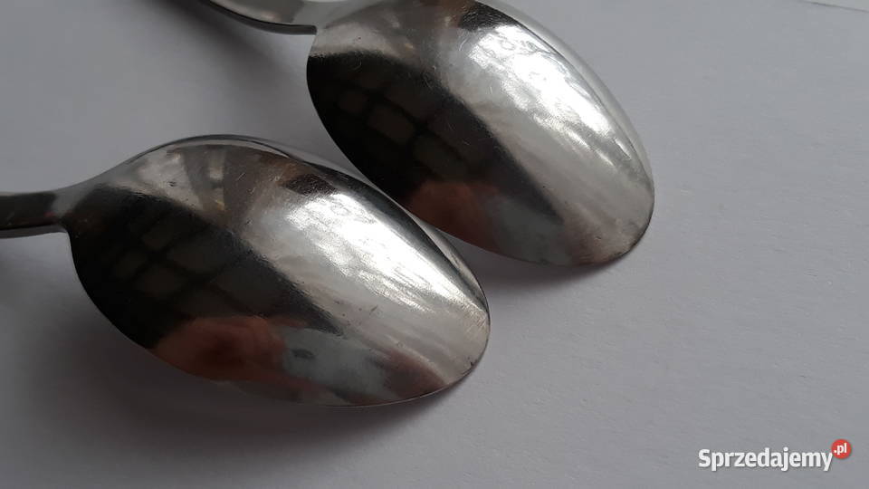 Łyżeczki do herbaty 1 RÓŻE Gerlach sztućce PRL Dąbrowa Górnicza