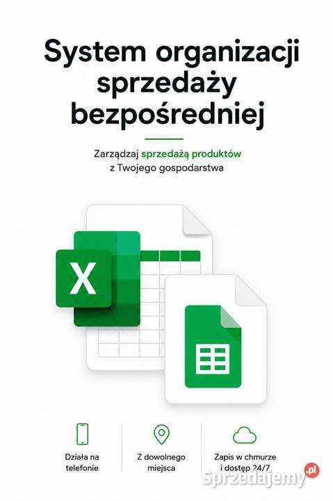 Sprzedaż bezpośrednia system Excel Sanok