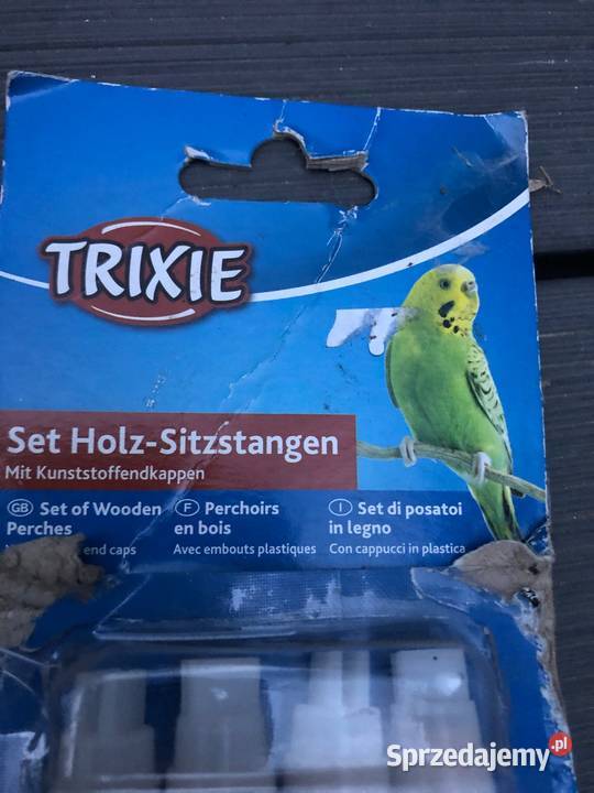 Uchwyty drewniane ptaków do woliery terrarium wielkopolskie Poznań sprzedam